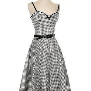 UV x Micheline Pitt Gingham Dress NWOT Size small